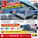 🚗 3 DẤU HIỆU GẠT MƯA ĐÃ ĐẾN LÚC THAY – ĐỪNG ĐỢI TRỜI MƯA MỚI LO! 🌧️