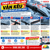 Thay Gạt Mưa Mới Vẫn Kêu? 5 Nguyên Nhân Và Cách Khắc Phục