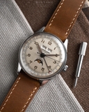 1950s Leonidas Triple Calendar Moonphase Automatic