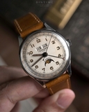 1950s Leonidas Triple Calendar Moonphase Automatic