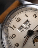 1950s Leonidas Triple Calendar Moonphase Automatic