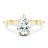 Nhẫn Kim Cương Pear - Accent Band