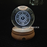 Pha Lê K9 - Hình cầu 8 cm - Mã PLQ08