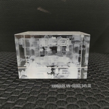 Pha Lê K9 - 6x6x10 cm - Mã PL6610