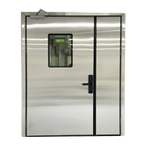 CỬA INOX ĐÔI CÁNH PHỤ