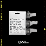 KONO! SLOW B&W FILM - Iso 6 - 35mm film - 36 Exp - Roll