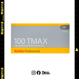 Kodak Tmax 100 - 120 BW Film - ISO 100 - 8-16Exp - Roll