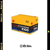 Kodak Eastman Ektachrome 100 - 35mm Film - ISO 100 - 36 Exp - Color Reversal Film