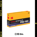 Kodak Eastman Ektacolor Pro 160 - Medium Format Film 120 - ISO 160 - 8-16Exp