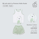 (6M-4Y) LP - Bộ sát nách La Pomme Hello Koala - Xanh
