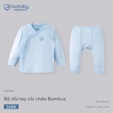 (NB-3M) BU - Bộ dài tay cài chéo Bambus - SBB110804