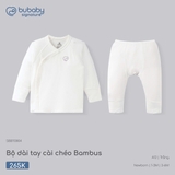 (NB-3M) BU - Bộ dài tay cài chéo Bambus - SBB110804