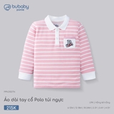 (6M-4Y) BU - Áo dài tay cổ Polo Túi ngực Bu Bu - PPN3103TN