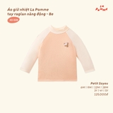 (6M-4Y) LP - Áo giữ nhiệt La Pomme tay raglan năng động - Be