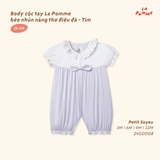 (3M-12M) LP - Body cộc tay La Pomme bèo nhún nàng thơ điệu đà - Tím