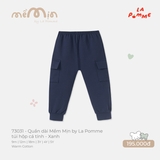 (9M-4Y) LP - Quần dài Mềm Mịn by La Pomme túi hộp cá tính - Xanh