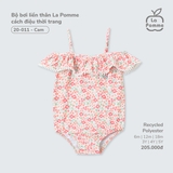 (9M-4Y) LP - Bộ bơi liền thân La Pomme cách điệu thời trang - Cam