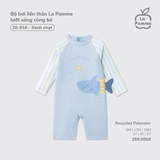 (6M-4Y) LP - Bộ bơi liền thân La Pomme lướt sóng cùng bé - Xanh nhạt