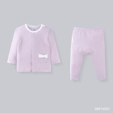 (0M-9M) BU - Bộ dài tay cài thẳng túi nơ Little Star - SBB110201