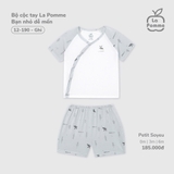 (0M-6M) LP - Bộ cộc tay La Pomme Bạn nhỏ dễ mến - Ghi
