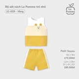 (6M-4Y) LP - Bộ sát nách La Pomme trẻ nhỏ - Vàng