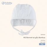(1M-3M) BU - Mũ Bonnet tai gấu Bambus ABB194301 - Trắng