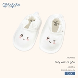 (0M-6M) BU - Giày vải tai gấu - Trắng
