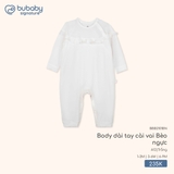(1M-6M) BU - Body dài tay cài vai Bèo ngực - BBB2101BN