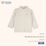 (3M-18M) BU - Áo dài tay cao cổ, cài vai BBB310903 - Be 33E