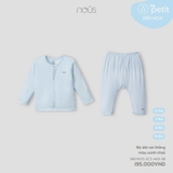 (0M-9M) NOUS - Bộ dài cài thẳng màu xanh nhạt - SS25.T7B