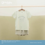 (6M-4Y) BU S30 - Bộ ngắn tay cài vai Bamco - Xanh matcha