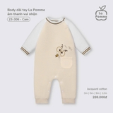 (3M-12M) LP - Body dài tay La Pomme âm thanh vui nhộn - Cam