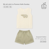 (6M-4Y) LP - Bộ sát nách La Pomme Hello Sunday - Hồng