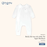 (NB-1M) BU - Body dài tay cài chéo Túi ngực Bambus - IBB2108TN
