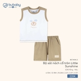 (6M-4Y) BU - Bộ sát nách cổ tròn Little Sunshine - IBC1404LS