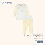 (0M-6M) BU - Bộ dài tay cài chéo Little Sunshine - IVS1108LS