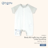 (0M-9M) BUBaby - Body đùi ngắn tay cài giữa Little Sunshine - IVS2302LS