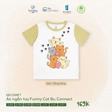(3M-4Y) BU - Áo ngắn tay Funny Cat Bu Connect - KBC3300FT