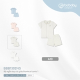 (1M-9M) BU - Bộ ngắn tay cài giữa Bambus Iconic 1 BBB1302NS - Be