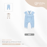 (1M-6M) BU S10 - Body ngắn tay cổ Peterpan - BBC230301