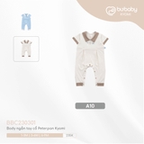 (1M-6M) BU - Body ngắn tay cổ Peterpan BBC230301 - Be