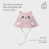 (4252CM) LP - Mũ vành La Pomme Mèo con Đáng Yêu - Hồng