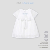 (9M-2Y) NOUS - Váy dài trắng kèm áo choàng - - 9-12M