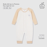 (NB-3M) LP - Body dài tay La Pomme Kẹo ngọt bé con - Be