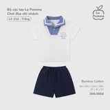 (6M-4Y) LP - Bộ cộc tay La Pomme Chơi đùa nhí nhảnh - Trắng