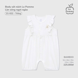 (3M-18M) LP - Body sát nách La Pomme Làn sóng ngọt ngào - Trắng