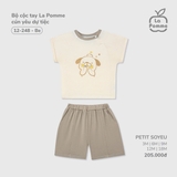(3M-18M) LP - Bộ cộc tay La Pomme cún yêu dự tiệc - be