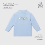 (6M-4Y) LP - Áo giữ nhiệt La Pomme sắc màu tươi sáng - Xanh