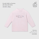 (6M-4Y) LP - Áo giữ nhiệt La Pomme sắc màu tươi sáng - Hồng