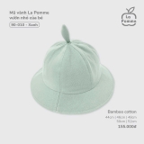 (44CM-52CM) LP - Mũ vành La Pomme vườn nhỏ của bé - Xanh